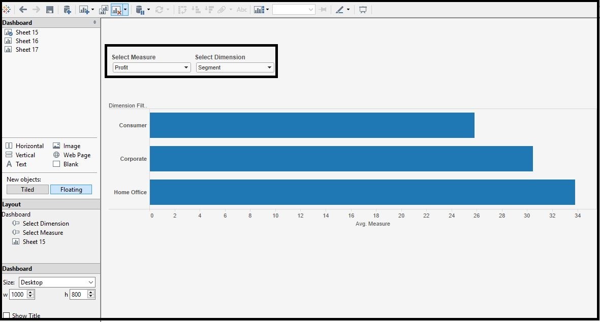 Tableau Multiple Charts In One Worksheet